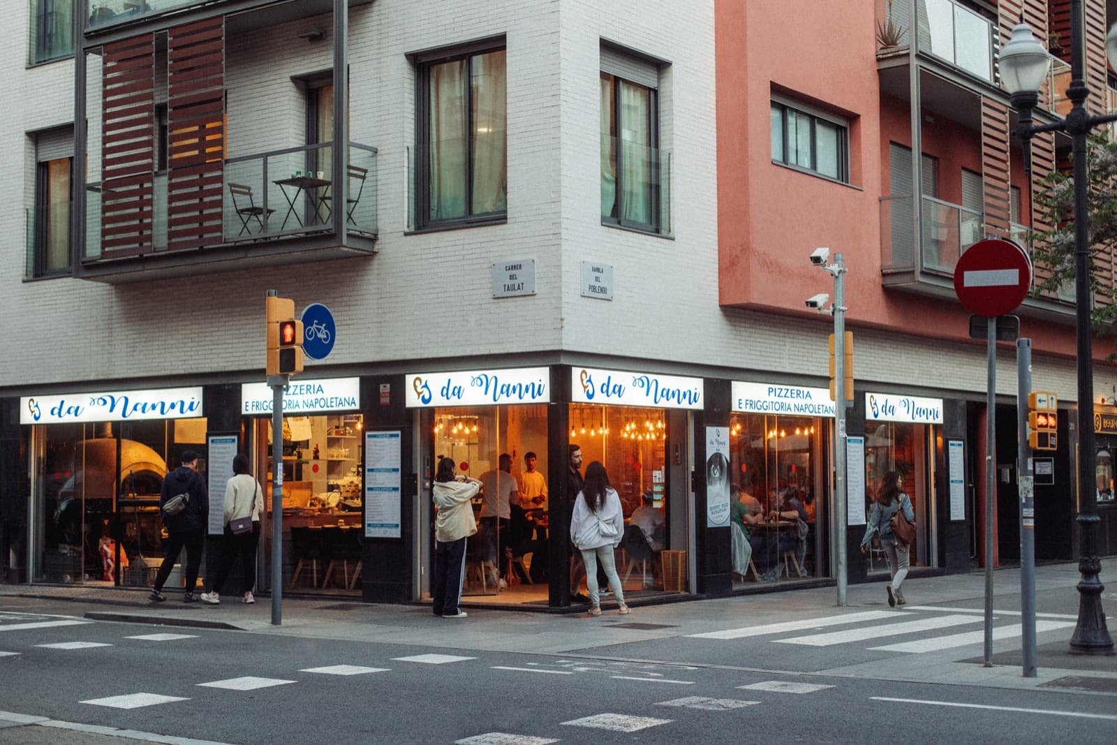 Carta de Da Nanni Poblenou, pizzería napolitana en Poblenou